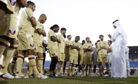 عنابي كرة القدم يستعد لمواجهة اليمن في خليجي 20